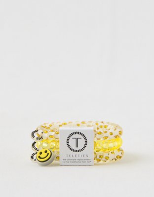 Teleties Smiley Hair Ties 3-Pack
