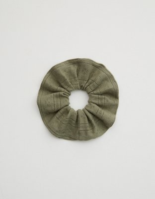 Aerie Pointelle Scrunchie