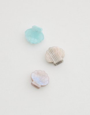 Aerie Mini Shell Claw Clip 3-Pack