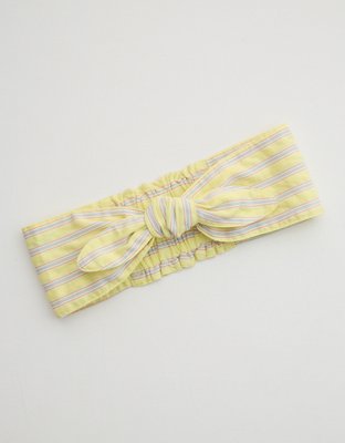Женские аксессуары для волос Aerie Seersucker Bow Headband — фото 2