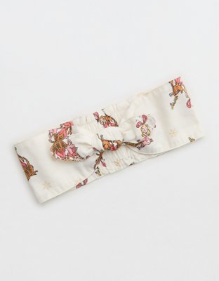 Aerie Flannel Bow Headband