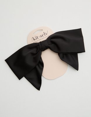 Aerie Kitsch Recycled Fabric Bow Hair Clip — фото 3