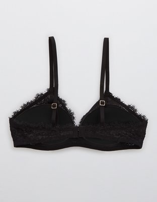 Aerie Real Power Wireless Push Up Eyelash Lace Bra