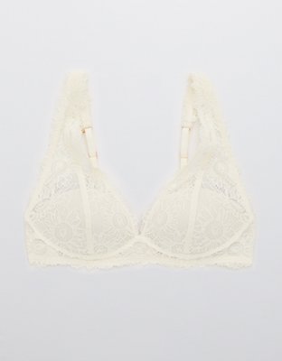 Aerie Real Power ワイヤレス プッシュアップ サンフラワーレース ブラ