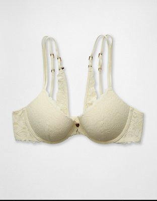 Show Off Rosey Lace Demi Push Up Bra
