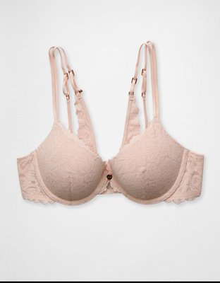 Show Off Rosey Lace Demi Push Up Bra