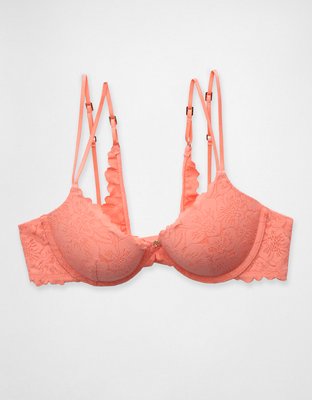 Show Off Rosey Lace Demi Push Up Bra