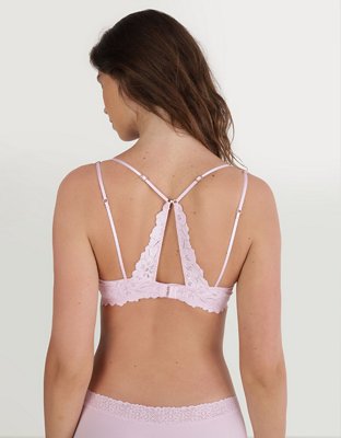 Show Off Rosey Lace Demi Push Up Bra