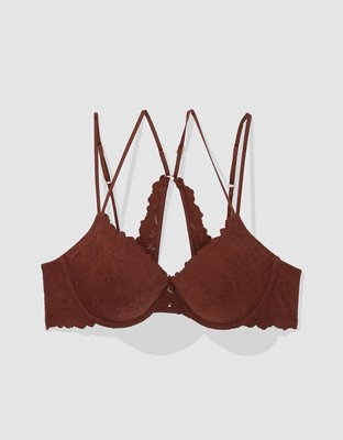 Show Off Rosey Lace Demi Push Up Bra