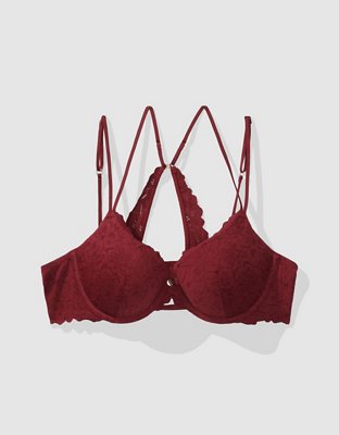 Show Off Rosey Lace Demi Push Up Bra