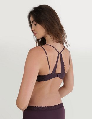 Show Off Rosey Lace Demi Push Up Bra