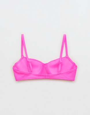 Aerie Shine Pique Lightly Lined Underwire Bikini Top