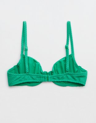 Aerie Jacquard Unlined Underwire Bikini Top