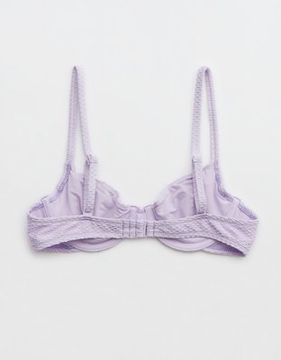 Aerie Jacquard Unlined Underwire Bikini Top