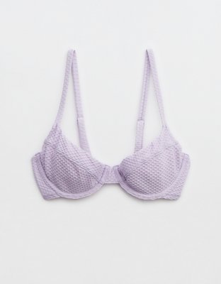 Aerie Jacquard Unlined Underwire Bikini Top