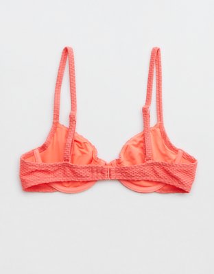 Aerie Jacquard Unlined Underwire Bikini Top