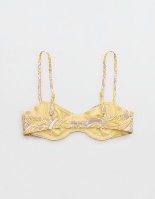 Aerie Ruched Unlined Underwire Bikini Top