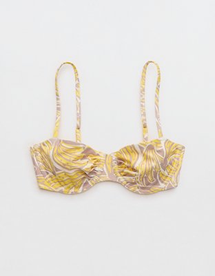 Aerie Ruched Unlined Underwire Bikini Top
