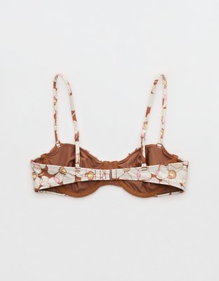 Aerie Ruched Unlined Underwire Bikini Top