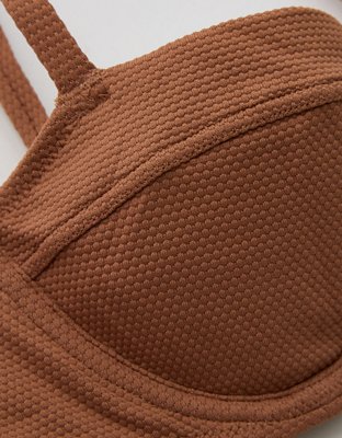 Aerie Pique Unlined Underwire Bikini Top
