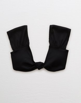 Aerie Ribbed Knot Cap Sleeve Bikini Top