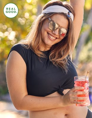 Aerie Crop Surf Bikini Top