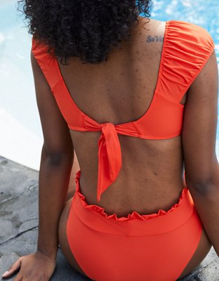 Aerie Puff Sleeve Bikini Top