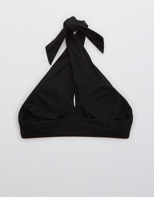 Aerie Crossover Keyhole Halter Bikini Top