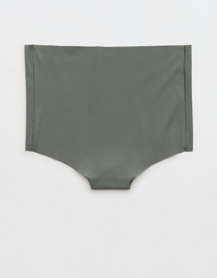 Grey Seamless High Waisted Panties