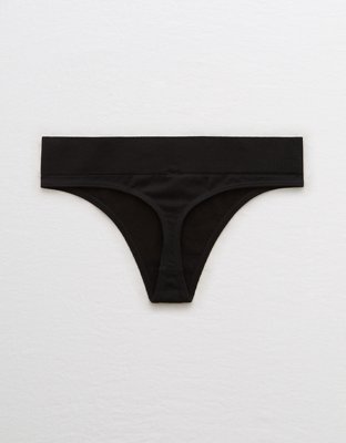 Aerie Ribbed Seamless Thong Underwear