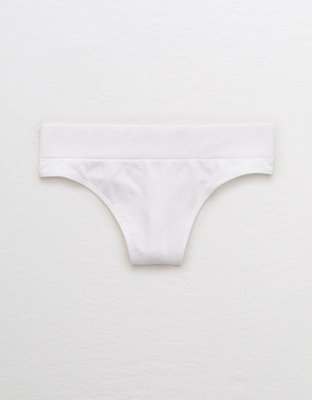 Aerie Ribbed Seamless Thong Underwear