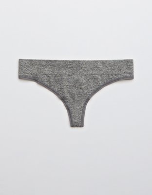 Aerie Seamless Stripe Thong Underwear