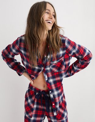 aerie flannel joggers