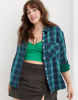 Aerie Flannel Pajama Shirt