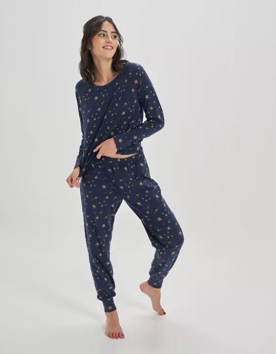 Aerie Long Sleeve Pajama Top