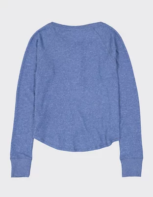 Aerie Plush Henley Long sleeve T-Shirt