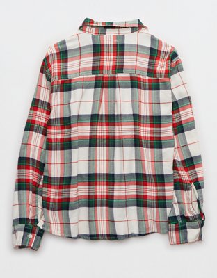 Aerie Flannel Pajama Shirt