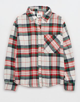 Aerie Flannel Pajama Shirt