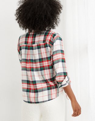 Aerie Flannel Pajama Shirt