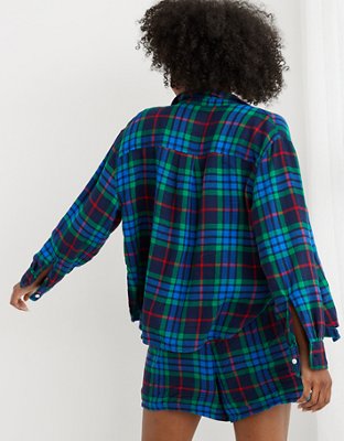 Aerie Flannel Pajama Shirt