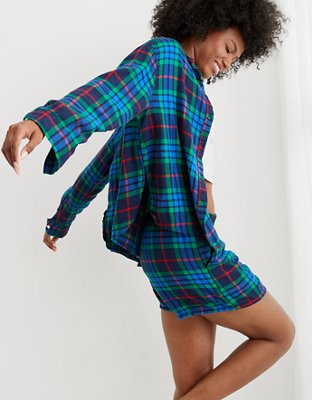 Oversized flannel 2024 pajamas