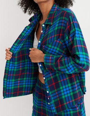 Aerie Flannel Pajama Shirt