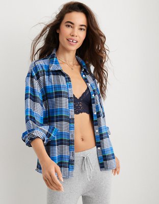 Aerie Flannel Pajama Shirt