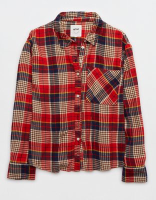 Aerie Flannel Pajama Shirt