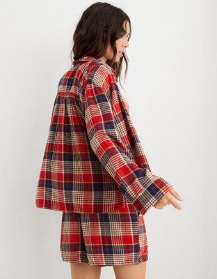 Aerie Flannel Pajama Shirt