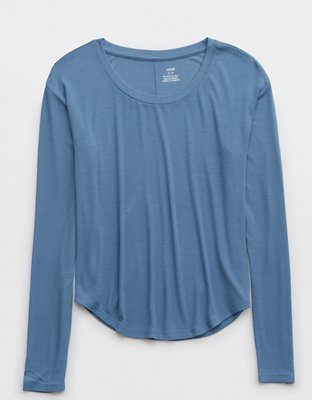 Женские футболки Aerie Real Soft® Long Sleeve T-Shirt — фото 3