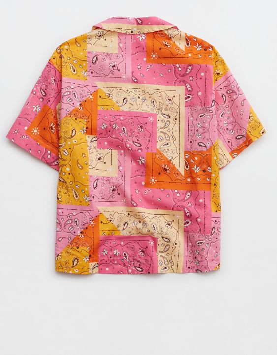 Aerie Poplin Pajama Shirt