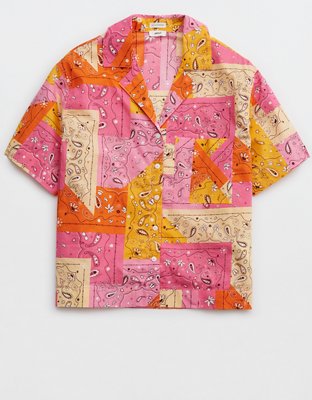 Aerie Poplin Pajama Shirt