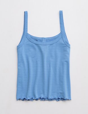 Женские топы Aerie Pointelle Tank Top — фото 4