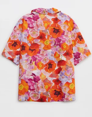 Aerie Poplin Pajama Shirt